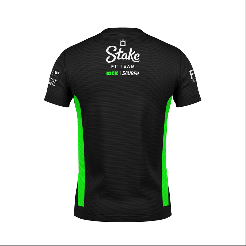 Camiseta Dryfit Stake Sauber Equipe Preto 2025