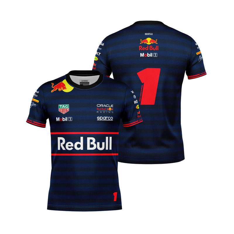 Camiseta Dryfit Full Red Bull Max Verstappen 2025