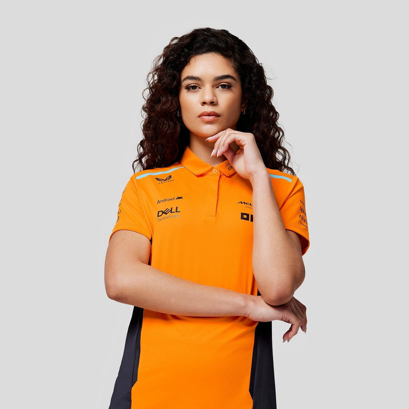 Polo Oficial Feminina da Equipe McLaren 2024