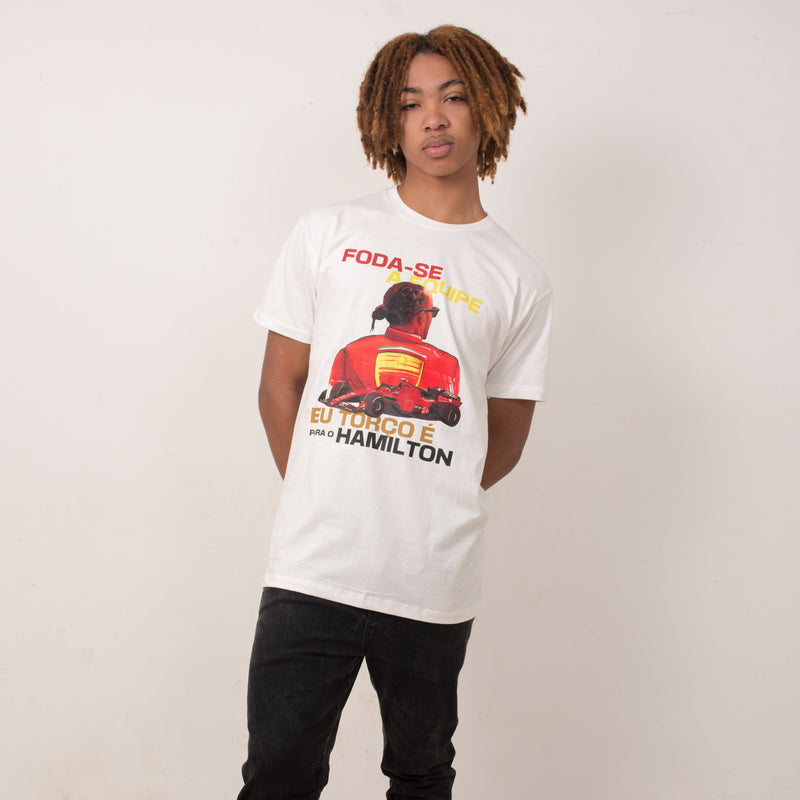 Camiseta Lewis Hamilton 2025 FOD@-SE Algodão